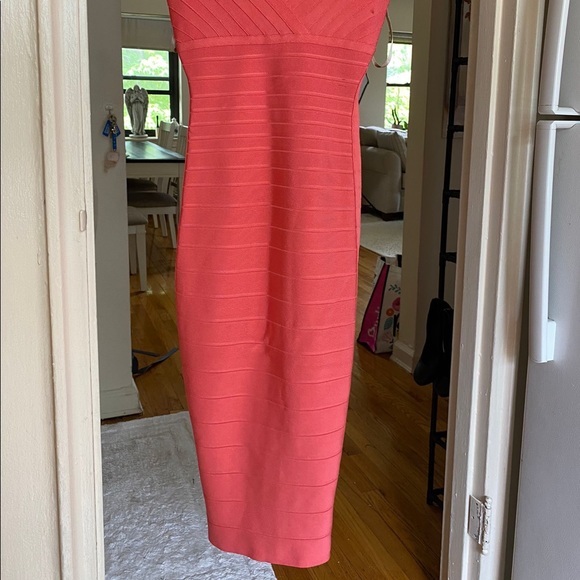 Herve Leger Women’s Pink Dress XS - Picture 2 of 3